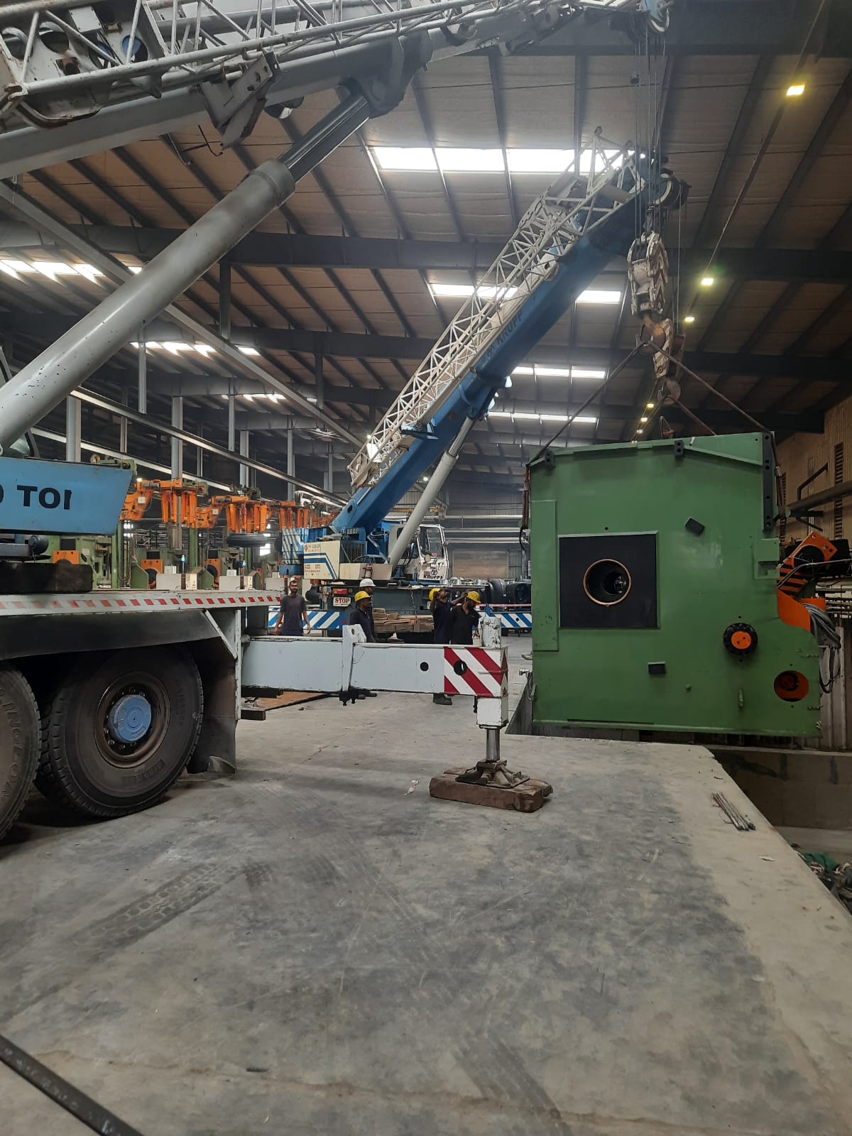 Tire Curing Press Erection